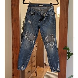 Zara Woman distressed Jeans